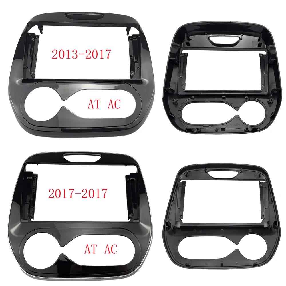 WQLSK 9 pulgadas para Renault Captur Clio 2013-2019 adaptador de Fascia de marco de coche decodificador de caja Canbus Radio Android Kit de Panel de montaje de tablero