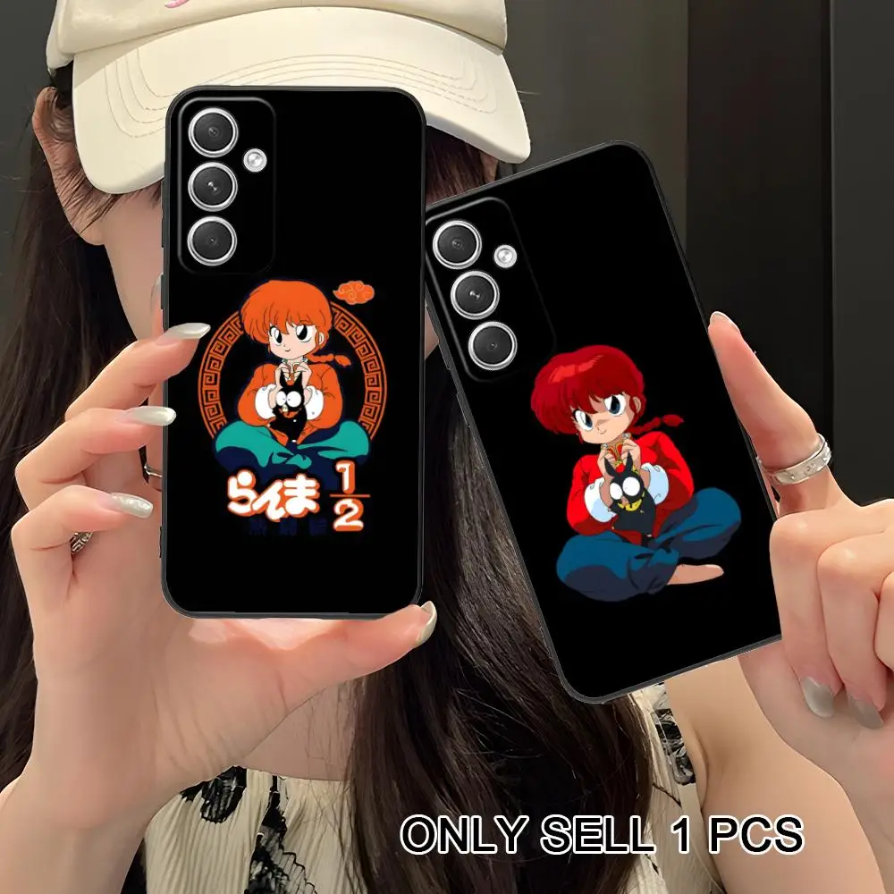 Anime Ranma Saotome Phone Case for Samsung Galaxy S26 S25 S24 S23 S22 S21 S20 Note20 Plus FE Ultra Soft TPU Shockproof Cover