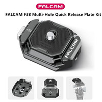 FALCAM F38 Pro Multi-Hole Release Plate Kit w Arca Swiss Quick Universal DSLR Camera Gimbal Quick Switch Base 1/4'' 3/8'' Screw