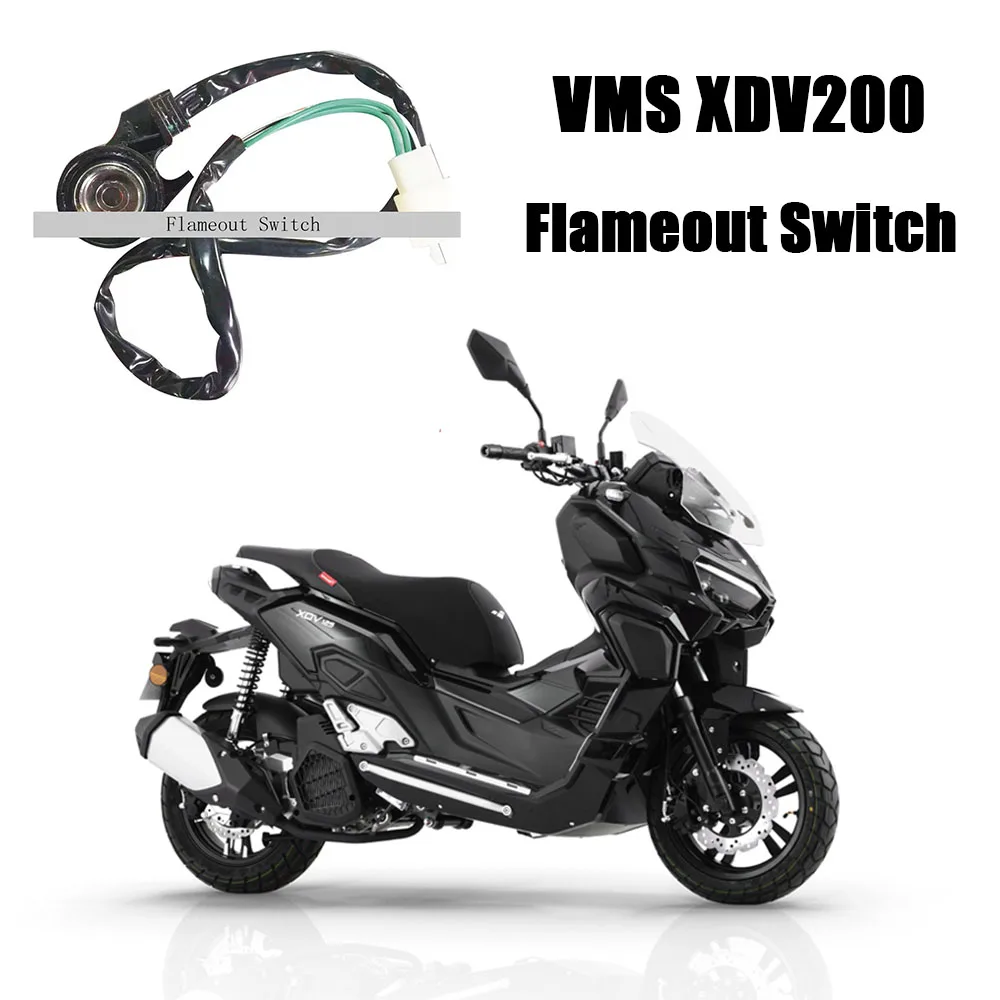 Kickstand Switch Side foot Kick Stand Support Sensor Safety Flameout Engine Switch For VMS XDV200 200XDV XDV 200