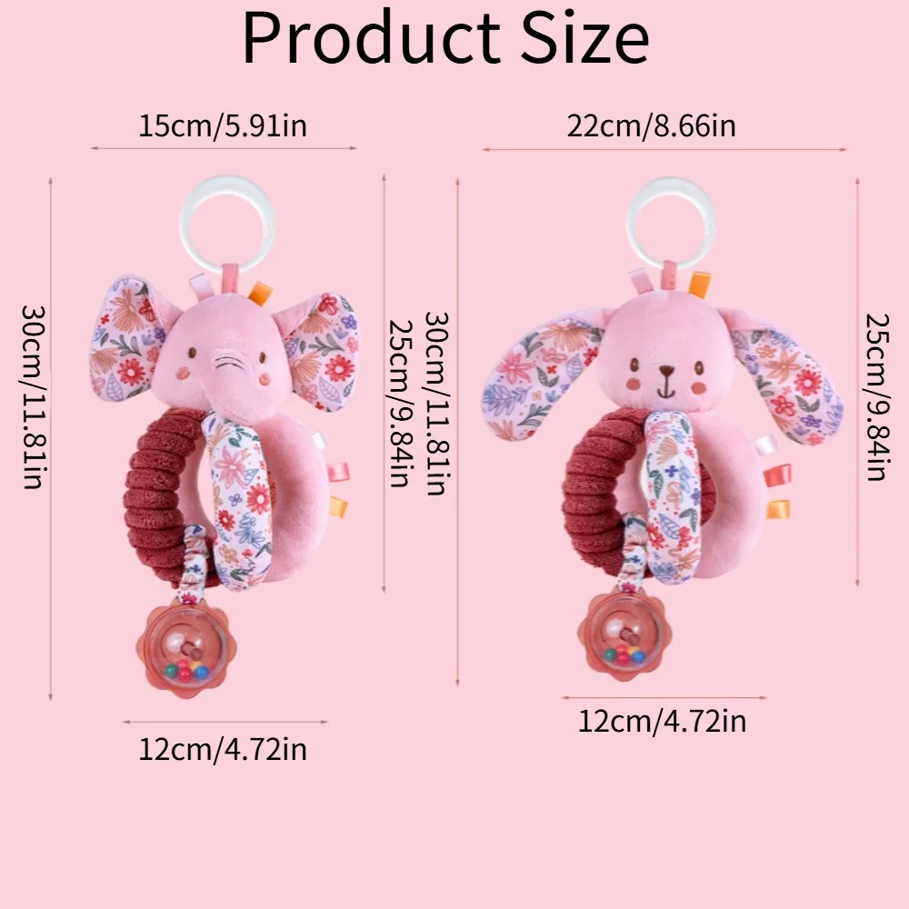 New multifunctional baby grip ball, baby bell toy for educational early education and hands-on ability cultivation