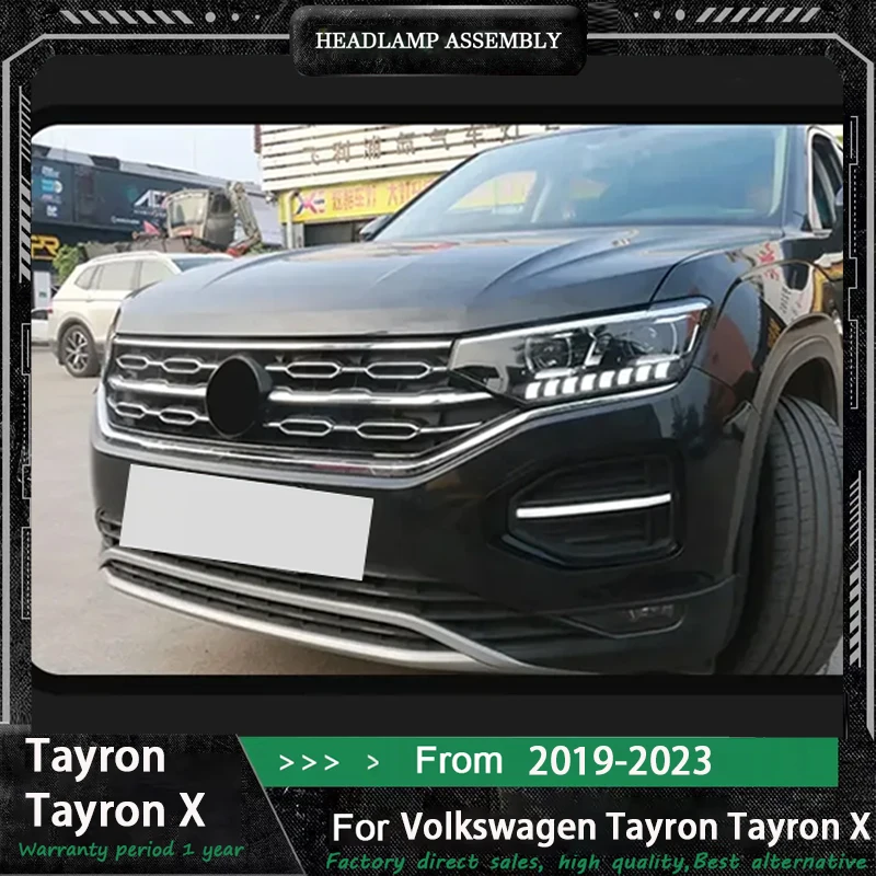 

Car Styling for VW Volkswagen Tayron Head Light 2018-2023 Tayron X Headlight Light DRL Turn Signal Low High Beam Projector Lens