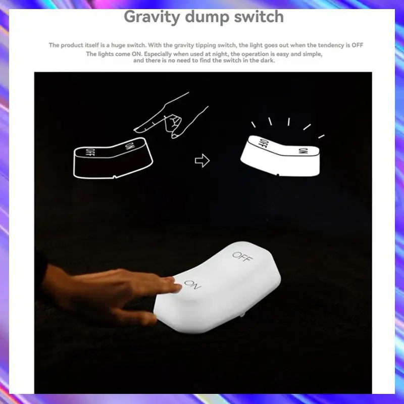 

Led Table Lamp Gravitys Sensor Light USB Charging Switch Light Small Night Light For Bedroom Bedside Night Light Yellow Light