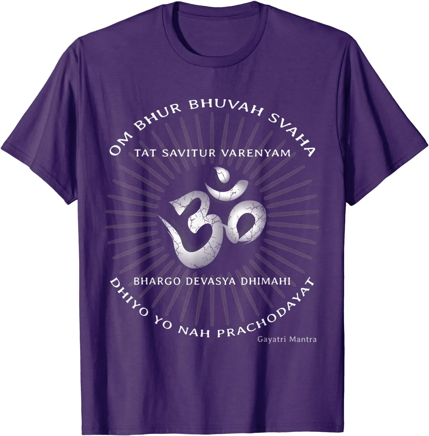 Gayatri Mantra Shirt Om Symbol Spiritual Indian Sanskrit T Shirt. Short Sleeve 100% Cotton Casual T-shirts Loose Top Size S-3XL