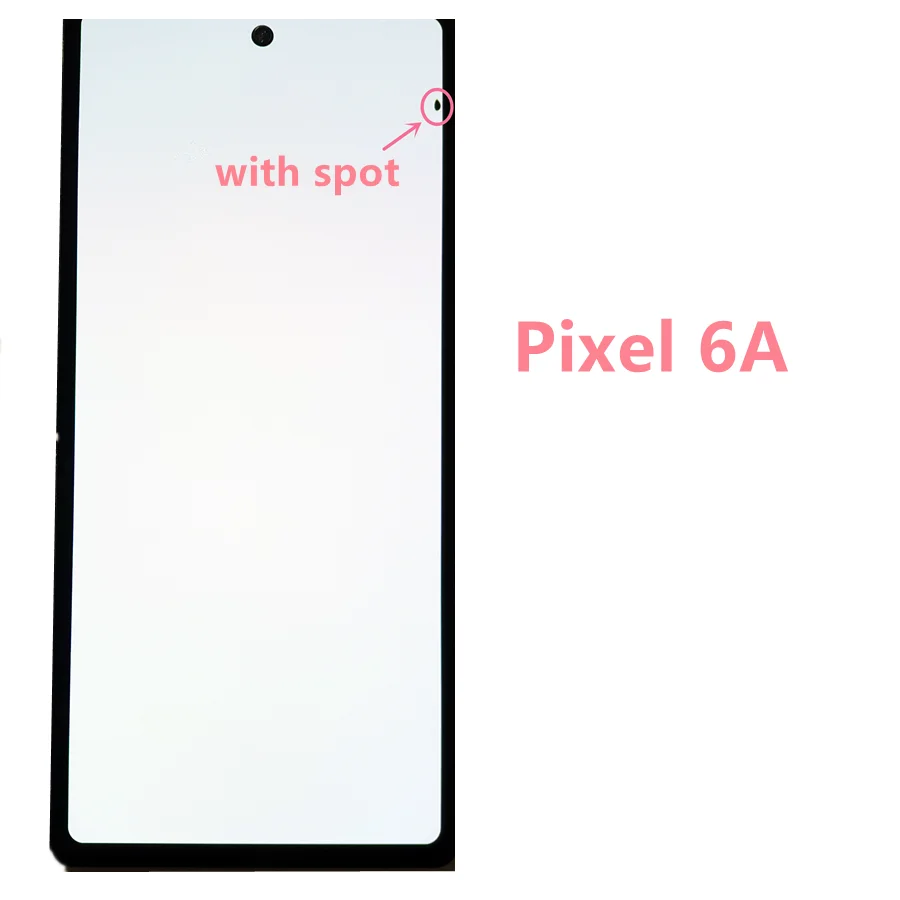 Pantalla LCD de repuesto para Google Pixel 6A, montaje de digitalizador con pantalla táctil, con punto