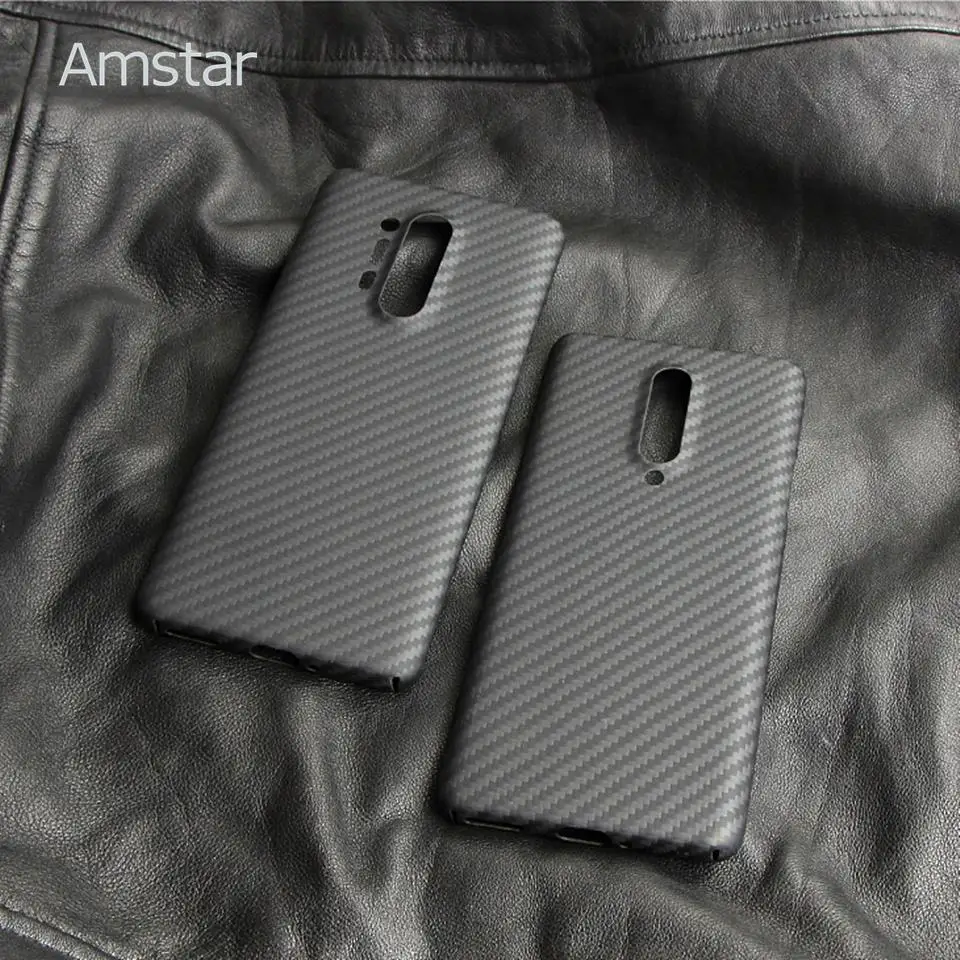 Imagem -05 - Amstar Capa Protetora de Fibra de Carbono Real para Oneplus Pro Capa de Fibra de Aramida Ultrafina de Alta Qualidade para Oneplus 8