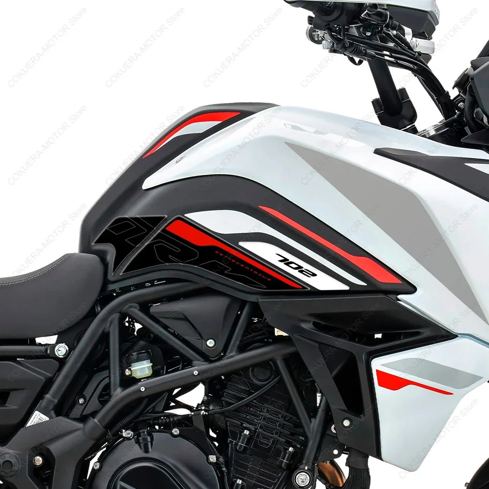 3D Gel Resin Side Tank Decal For Benelli TRK702 Motorcycle Fuel Side Fairing AntiScratch Protective Sticker