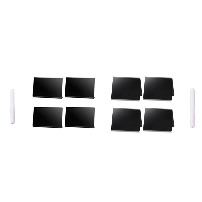 15 Pcs Acrylic Mini Chalkboard Sign For Food 4 X 3 Inch Small Chalkboard Sign Tabletop Chalkboard Signs Blackboard