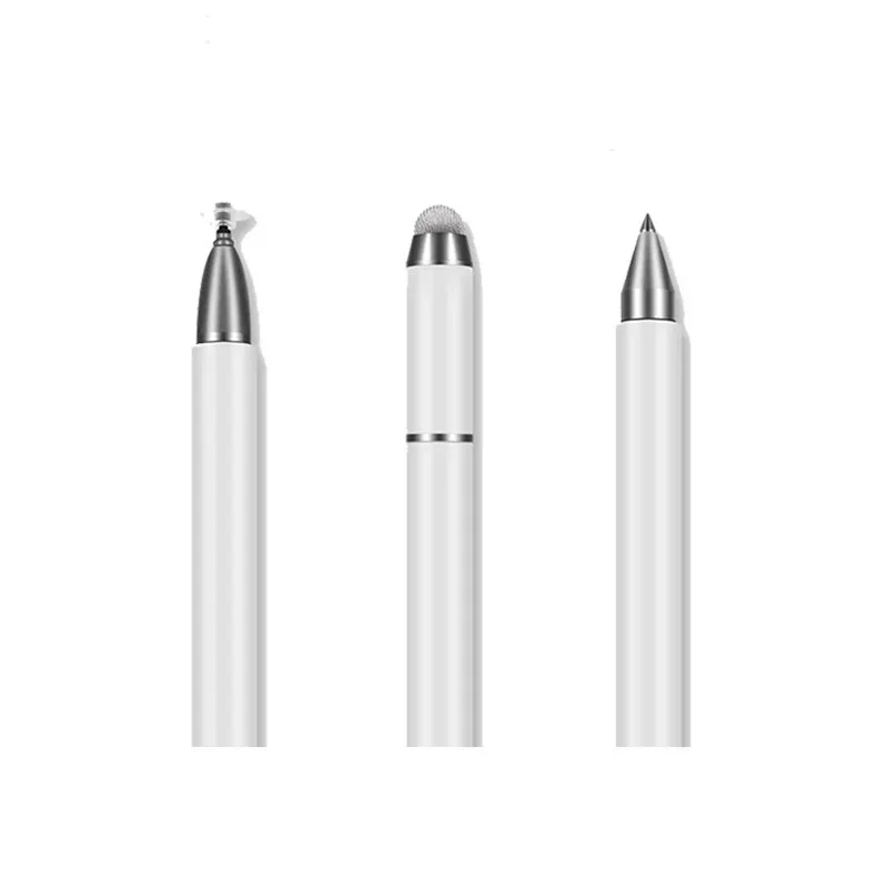 3 In 1 Capacitive Pencil for Smart Phone, Tablet - Thick & Thin Drawing, Android Mobile Screen Touch Pen