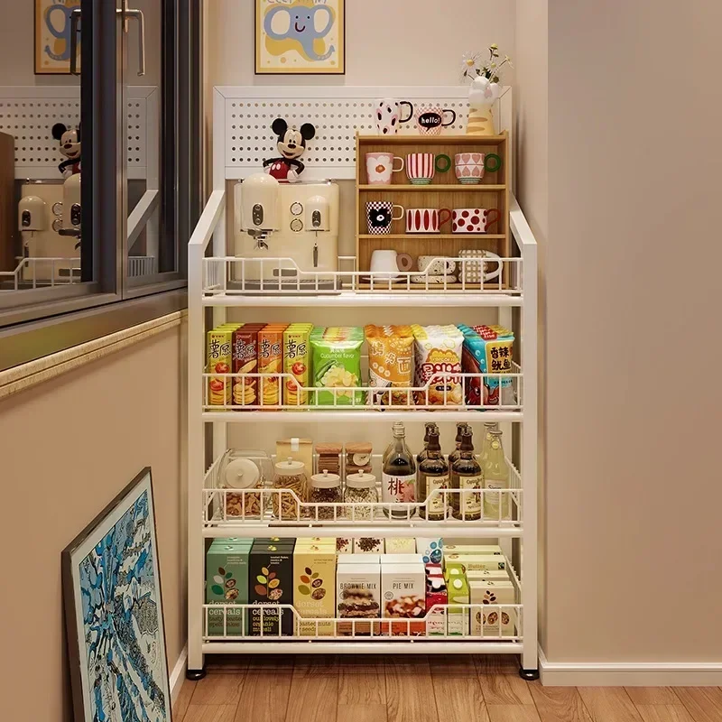 Factory Trolley Floor Storage Rack, Living Room Snack Rack, Storage Rack