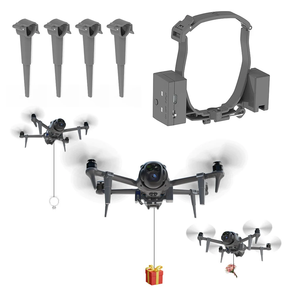 

For DJI Mavic 4 Pro Drone Payload Release System 1500mAh Battery Type-C Charging Drone Payload for DJI Mavic 4 Pro Accessories