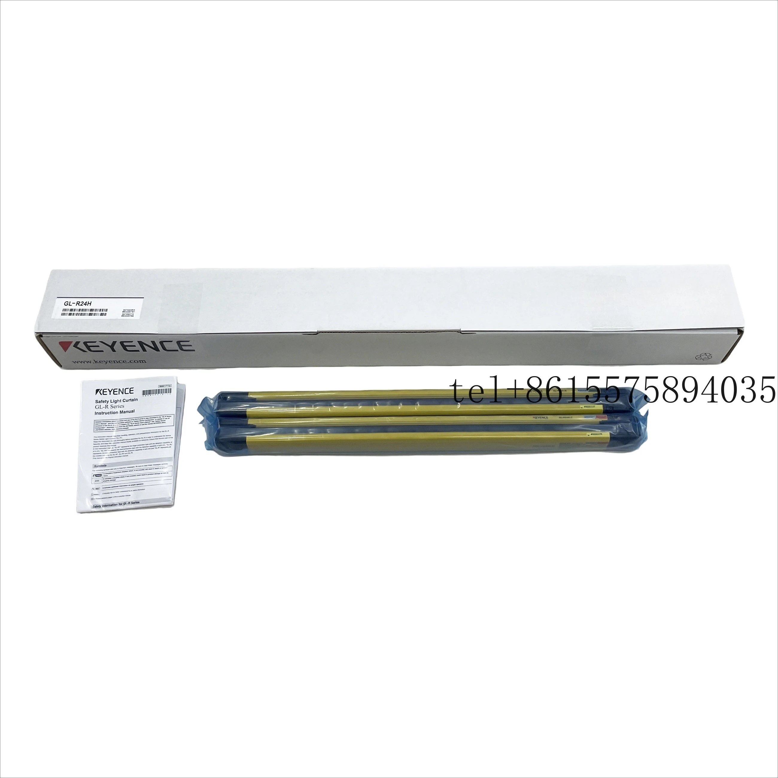 

2026 KEYENCE GL-R24H Safety Light Curtain, Body-Hand Protection Type, 24 Beam Industrial Safety Guard Light Sensor in Stock