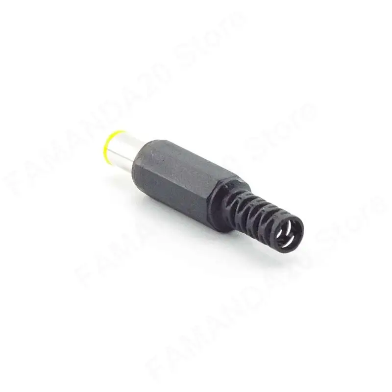 5pcs 6.5mmx4.4mm with 1.3mm Pin DC Power Connector Adapter Plug 6.5 * 4.4 Male Audio Computer DIY Parts M20