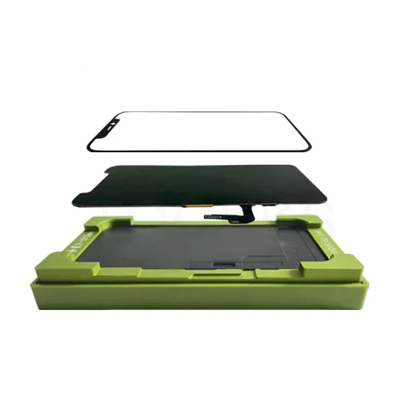 15pro 15promax 2 in 1 LCD Glass Lamination Mold For IP X 12 13 14 15 Pro LCD Screen Glass OCA Laminate Green Mold