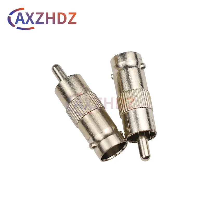 5pcs BNC Female To RCA AV Male Connector Adaptor for CCTV Security Camera Surveillance Video Jack plug Silver