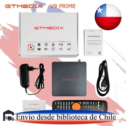 GTMEDIA-Récepteur TV V9 Prime DVB Ltd/S2X HD 1080P, Récepteur de signal TV, Décodeur de carte CA, Version révélatrice de V9 Super V8X, Stock prêt dans un entrepôt de chili