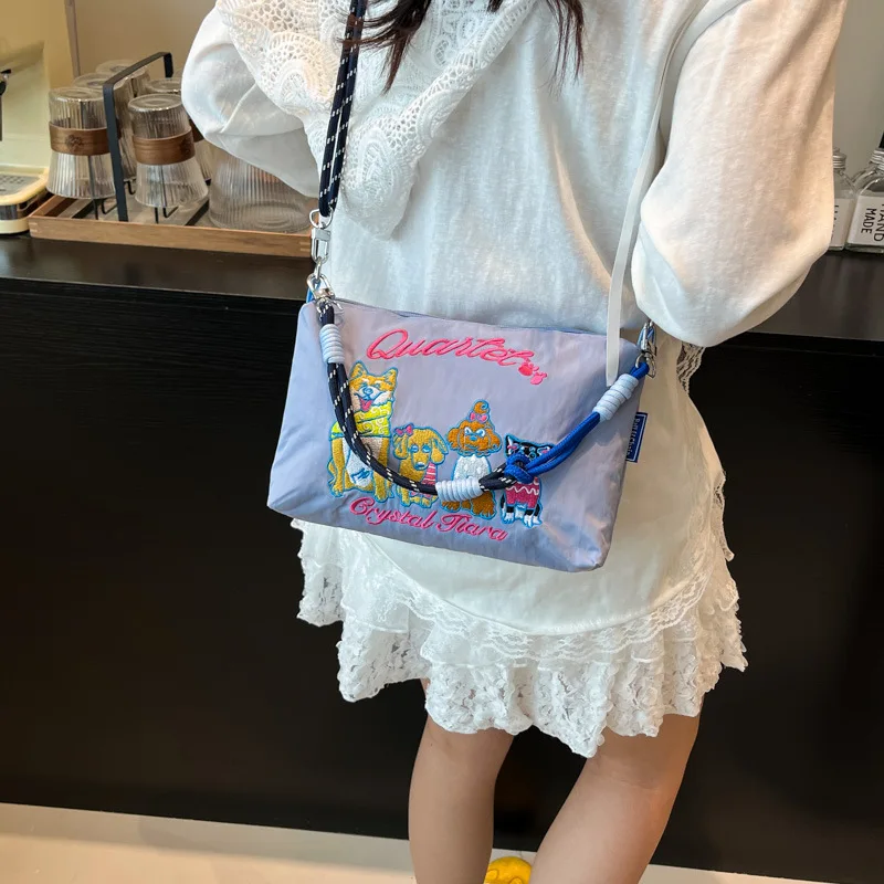 

Women's 2025 New Summer Small Square Bag - Trendy Fashion, Casual Simple Texture, Personalized Foreign Shoulder Messenger Bag