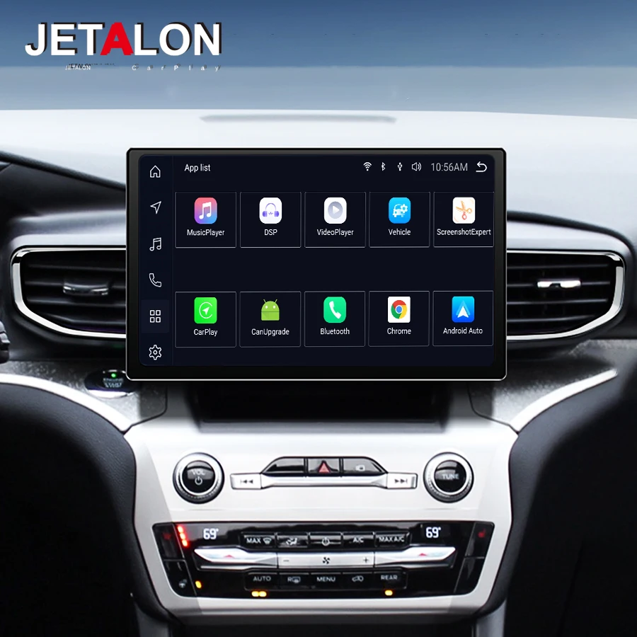 

11,5-дюймовый для Ford Explorer 2021-2025 Android автомобильный экран мультимедийный видеоплеер CarPlay автомобильный радиоприемник авторадио GPS плеер HeadUnit