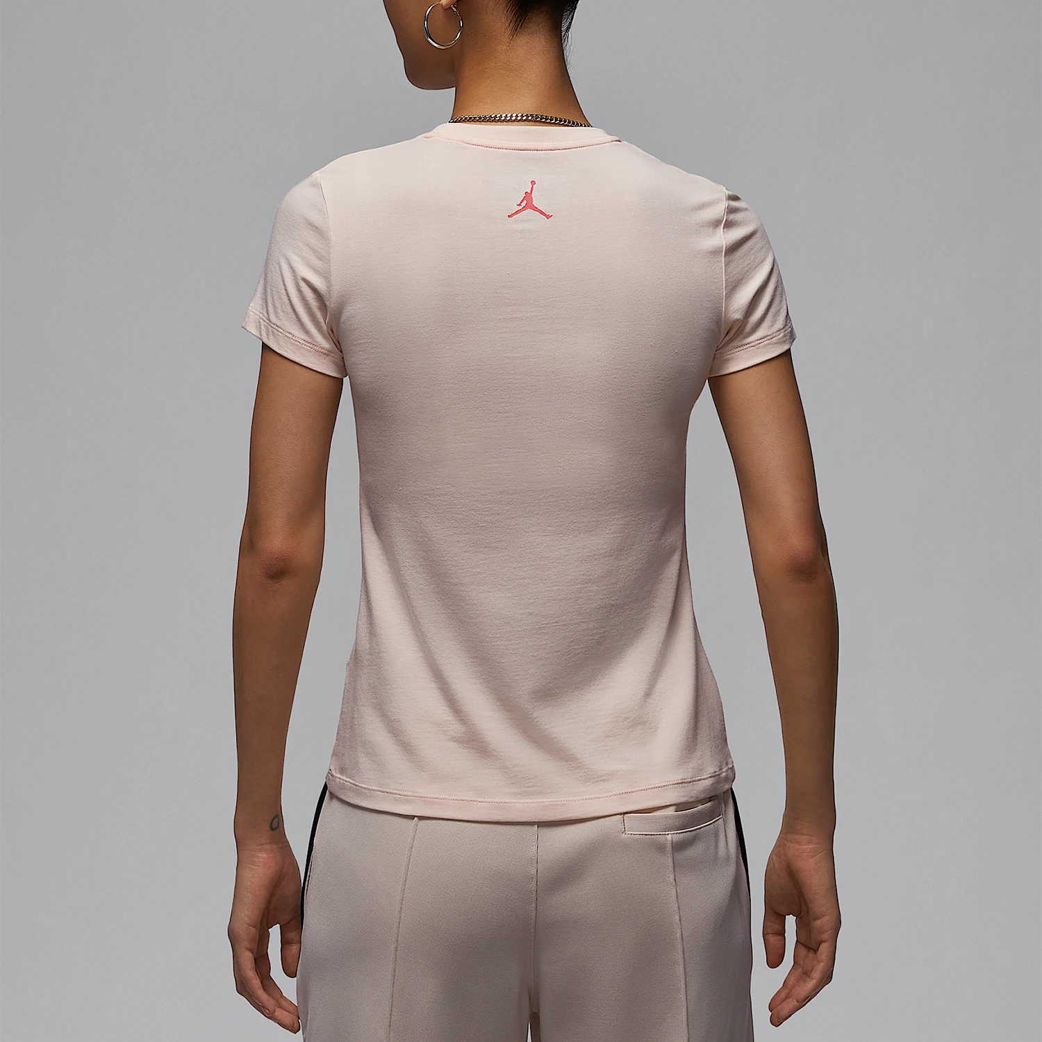 Nike الرسمية الأصلية JORDAN المرأة قصيرة مطبوعة تنفس الرياضة قصيرة الأكمام HJ0143-838