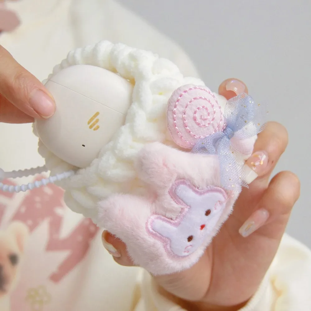 أفخم محبوك قذيفة علبة سماعات ل Airpods ، لينة رقيق بلوتوث غطاء صندوق شحن ، العالمي