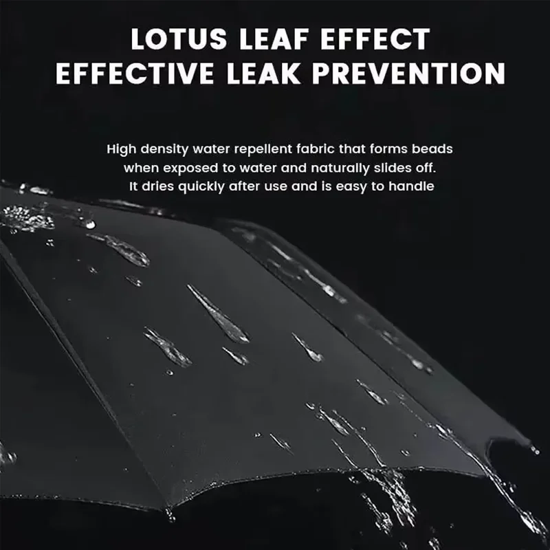 Portable Fully Automatic Umbrella 105cm 24 Ribs Reinforced Windproof UV Blocking Suitable for Vacation and Daily Commuting - view 5