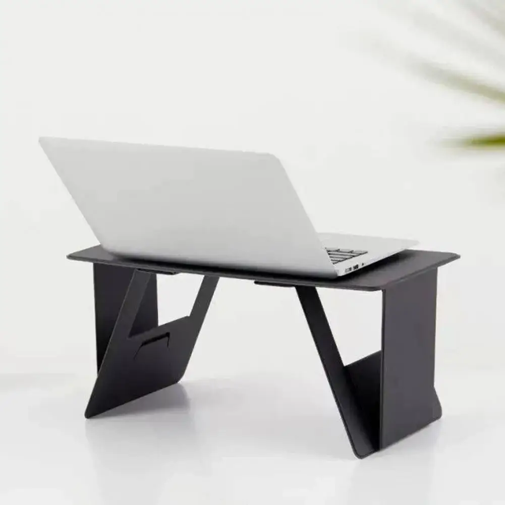 Easy to Store Laptop Stand Space-saving Laptop Stand for Home Bedroom Adjustable Foldable Computer Support Desk Small for Work