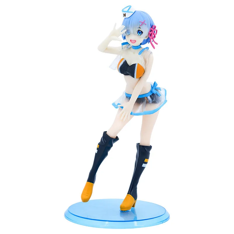 21CM Anime Re:Zero kara Hajimeru Isekai Seikatsu Memory Snow Rem Precious Figure Original Campaign Girl ver Model Toy Gift