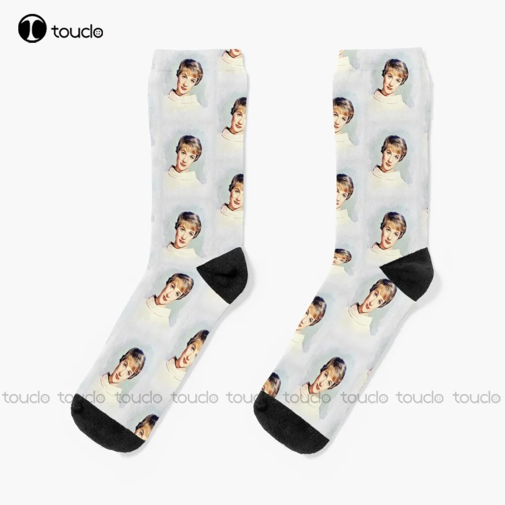 Julie Andrews Movie Legend Socks Sock For Women Unisex Adult Teen Youth Socks Design Happy Cute Socks  New Popular Funny Gift