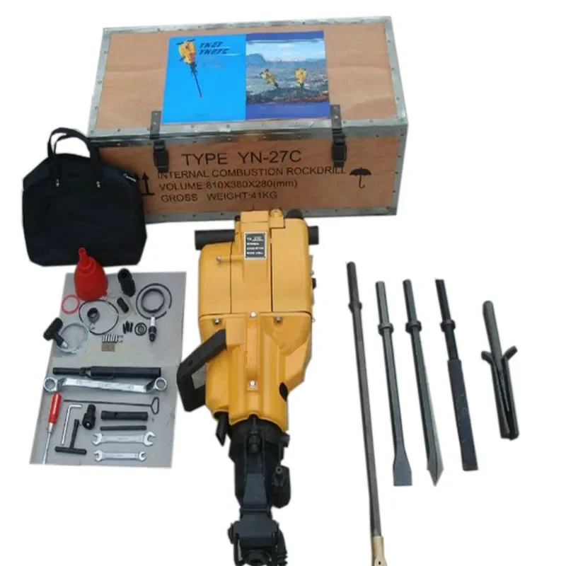 Easy to Operation YN27C Jack Hammer Handheld Rock Drill Machine for Road Construction