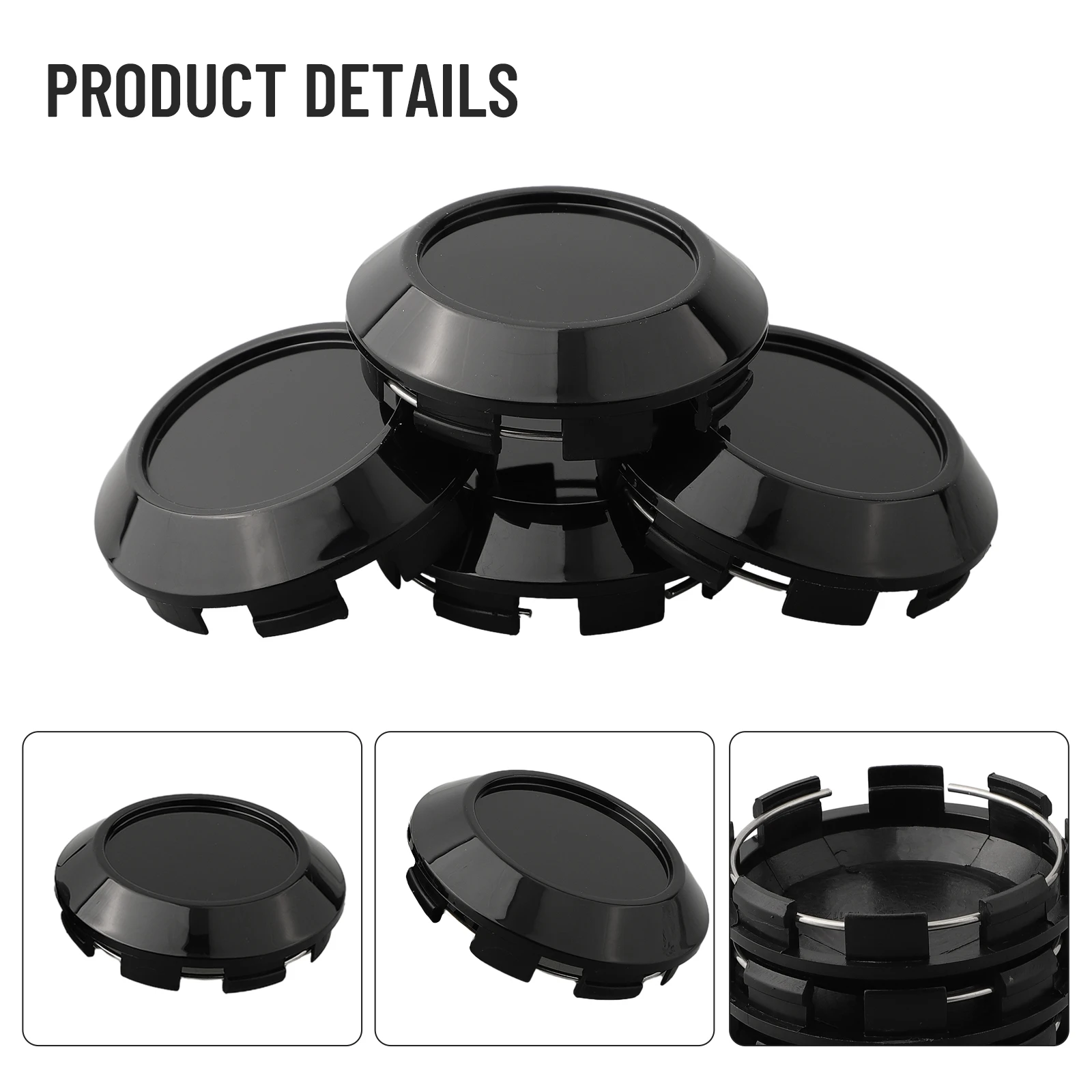 4pcs/Set Car Wheel Centre Hub Cap 79mm OD 73mm ID Plugs Auto Exterior Decoration Parts For Advan Racing RZ DF Tire Rim