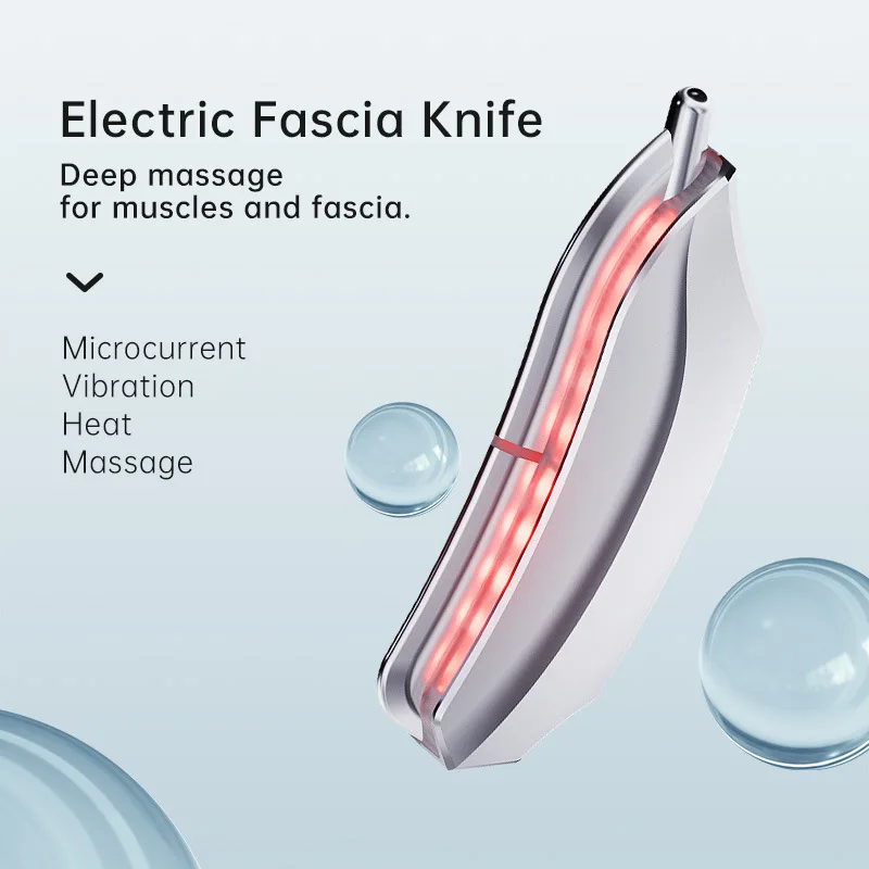 compress scraping instrument EMS lifting fascia knife facial nasolabial folds scraping introduction vibration beauty massager