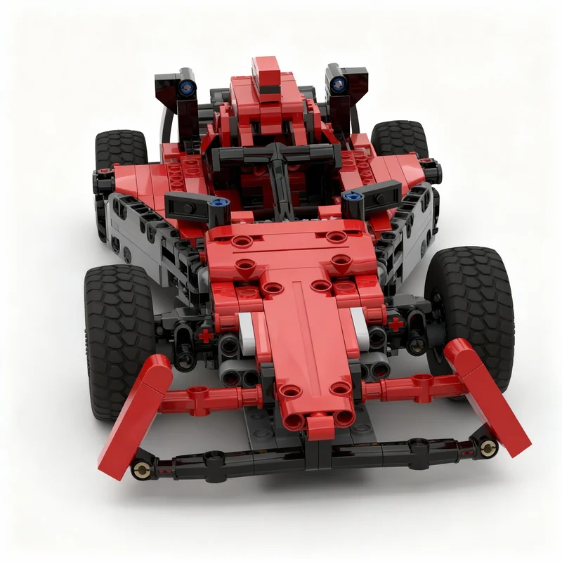 625 peças MOC Fórmula E Modelo Técnico Alternativo Blocos de Montar Arquitetura Presentes de Natal Brinquedos Ideia Educacional para Crianças