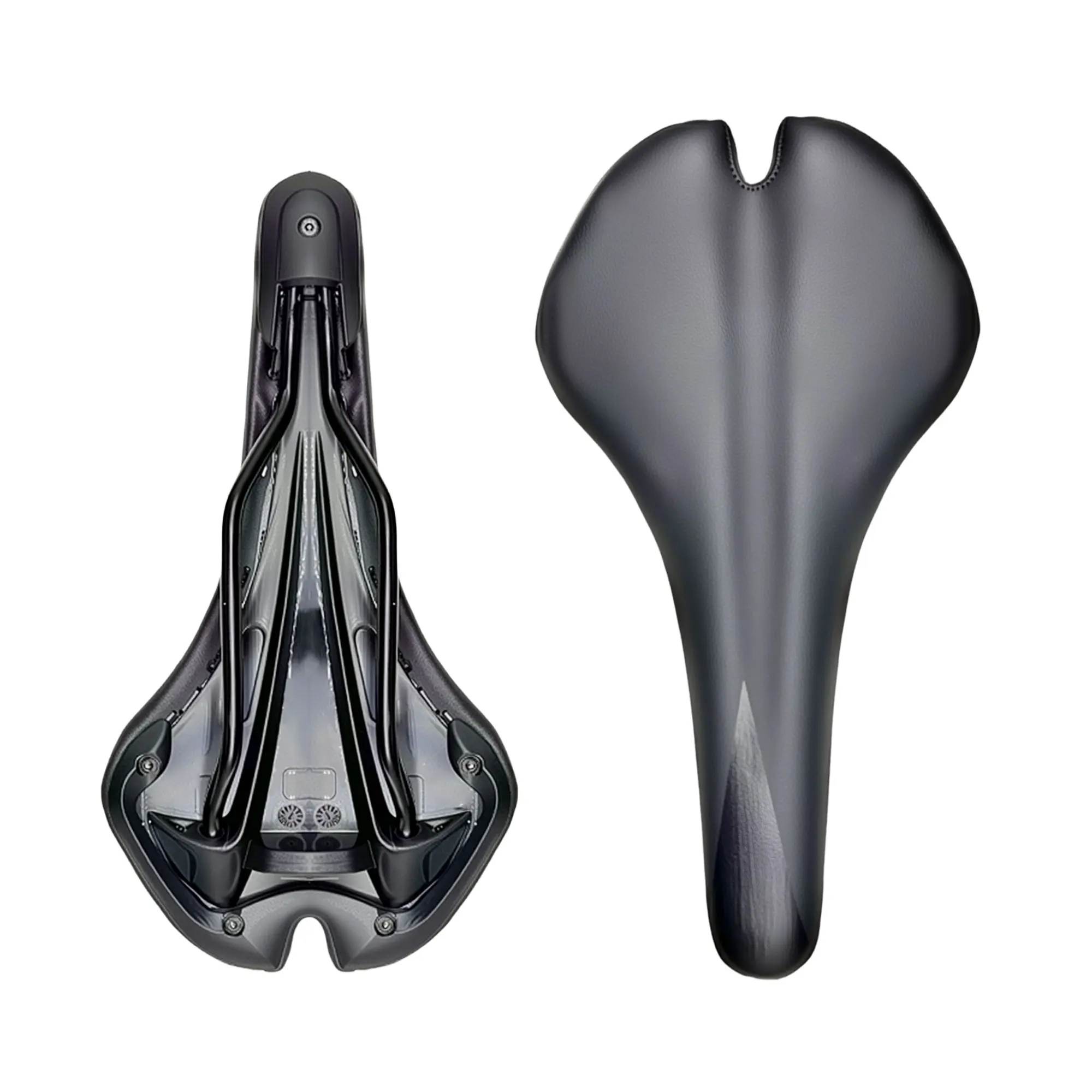 AliExpress plselis Wear-Resistant Anti-SlipPU Leather Road Bike Seat Cushion Long Nose Comfortable Riding Design Anti-Butt Pain Saddle for Cyclists