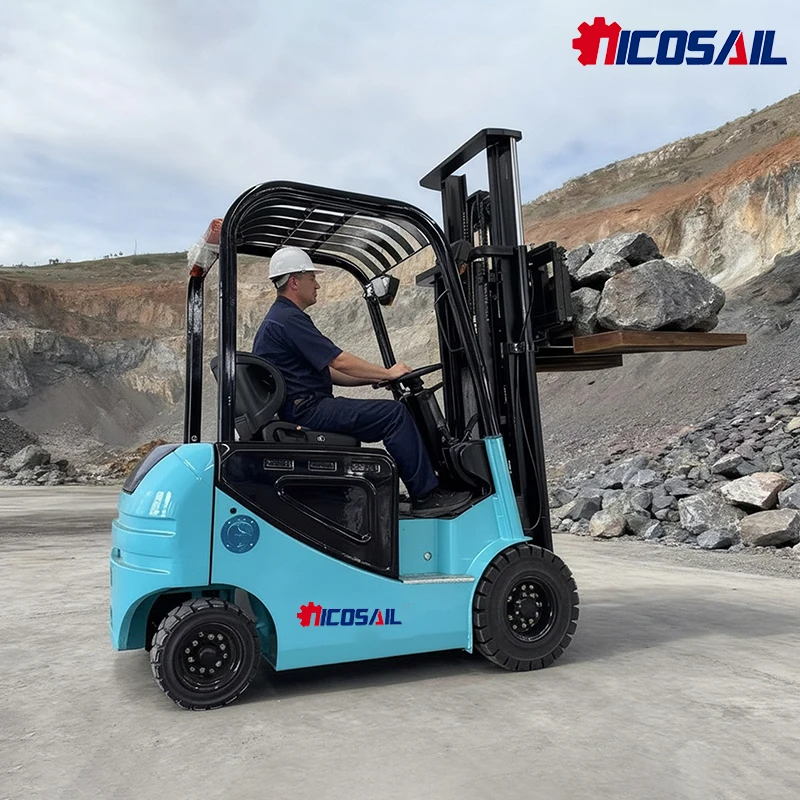 

1.5T Electric Counterbalance Forklift 60V Battery 3000W Lifting Motor for Heavy Duty