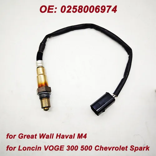 NUEVO 0258006974 Sensor de oxígeno O2 delantero y trasero para Great Wall Haval M4 Loncin VOGE 300 500 Chevrolet Spark de alta calidad