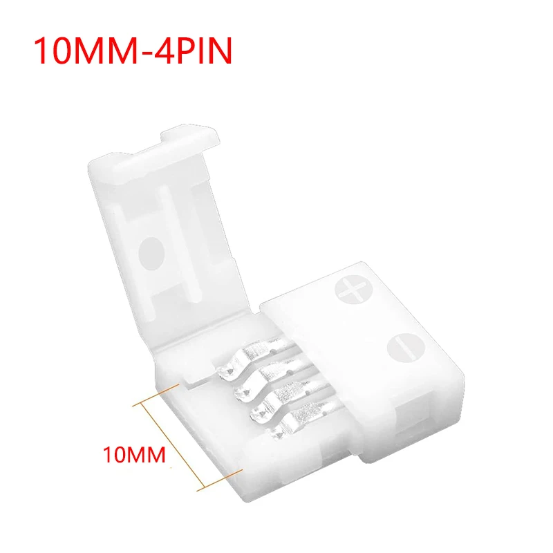 LED Strip Connector, LED Tape Extension Includes Solderless Accessories for DIY 8MM 10 mm 2PIN 4Pin RGB 5050 3528 2835 Led Light