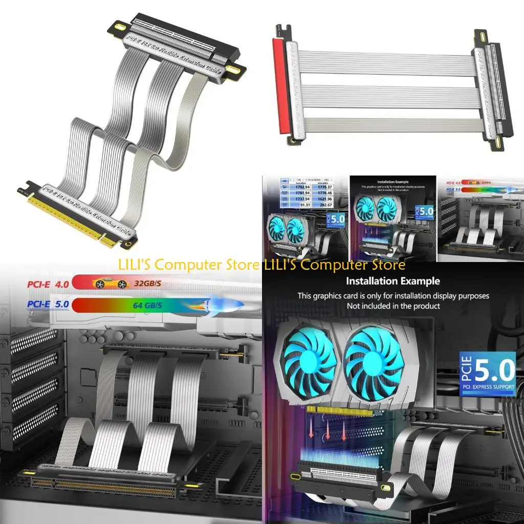 

A52B High PCI Express 5.0 Extension 64GB/s Bandwidth Gold Veneered Connectors Compatible Semiconductor GPUs