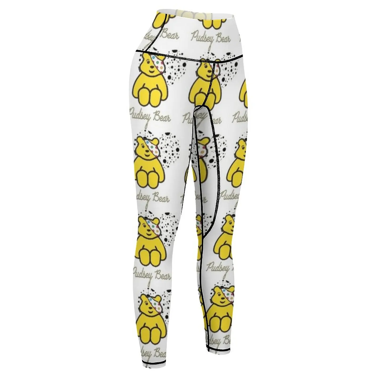 Spotty - Pudsey Bear - Children in Need Leggings trousers harem pants push up tights for Womens Leggings