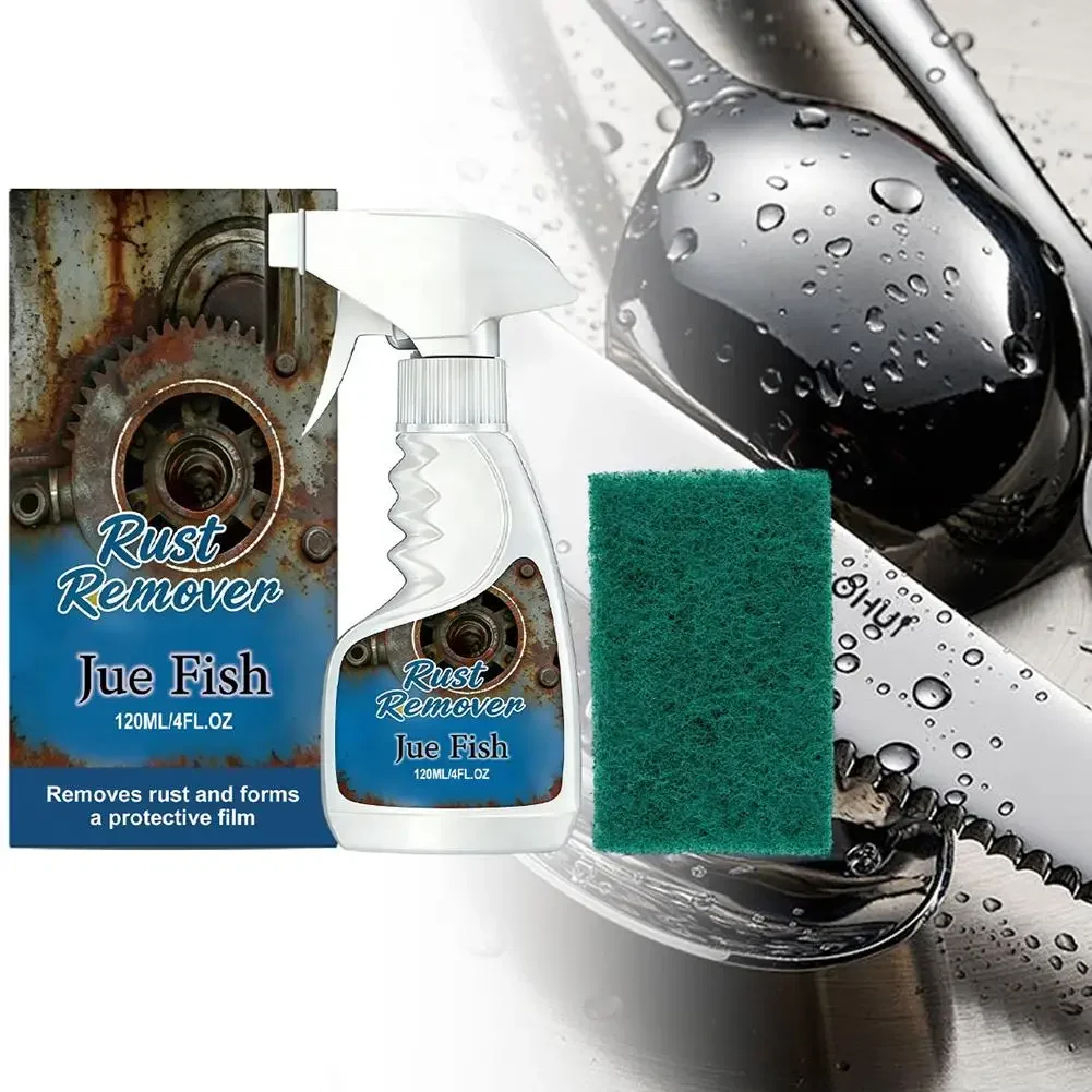 Multi‑Purpose Rust Stain Remover Gentle Cleaner Polish Restore Shine for Pots Pans Stovetop Kitchen Surfaces Tough Dirt Grime