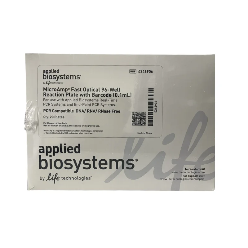 4346906 ، لوحة QPCR بفتحة 0.1 مل 96 مع رمز، حرارية فيشر العلمية. #2