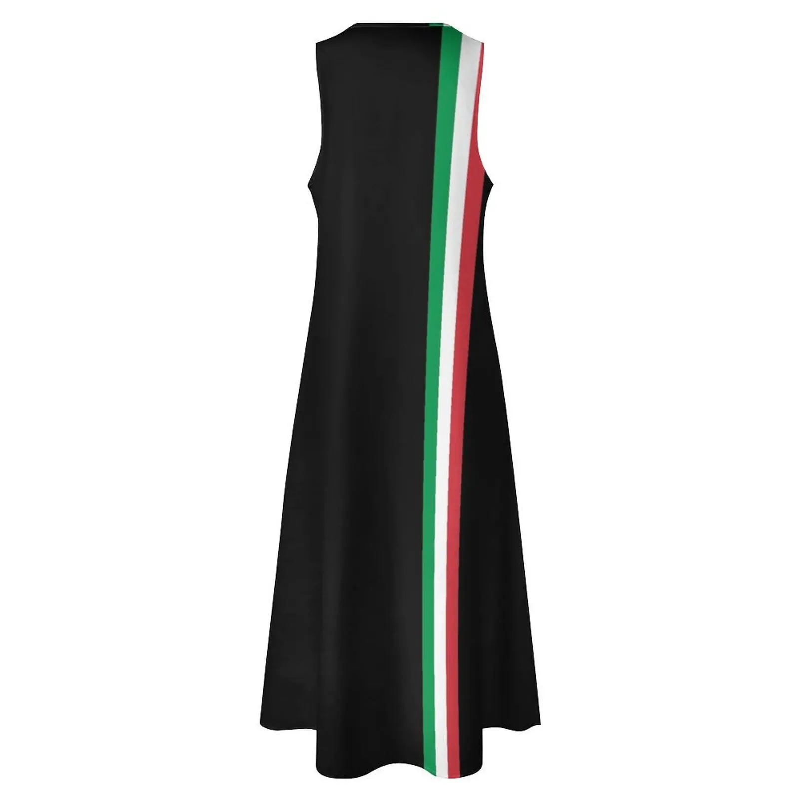 Il Tricolore bandiera italiana Design abito lungo abito lungo abito donna chic ed elegante