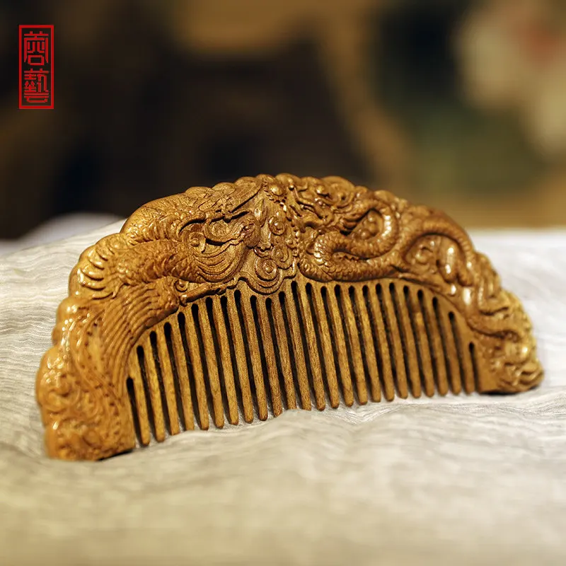 Wooden comb children's lettering creative customization high-end birthday 214 Valentine's Day gift for girlfriend