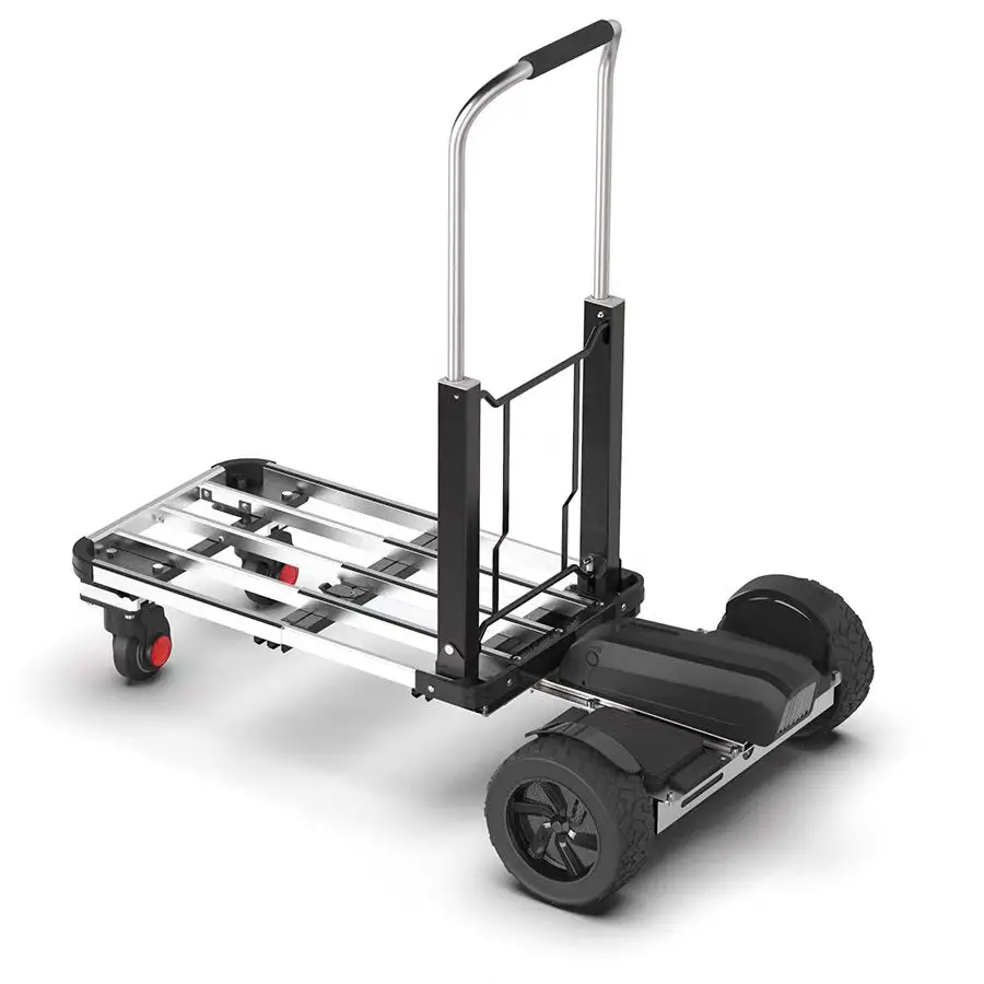 130kg Lithium Battery Type Electric Hand Trolley for Logistics Warehousing Material Handling Foldable Hand Trolley view 2