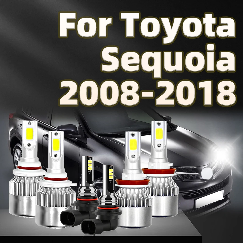 

H11 LED 26000LM 9005 Car Headlight Bulbs 9145 Fog Lamp 6000K For Toyota Sequoia 2008 2009 2010 2011 2012 2013 2014 15 16 17 2018