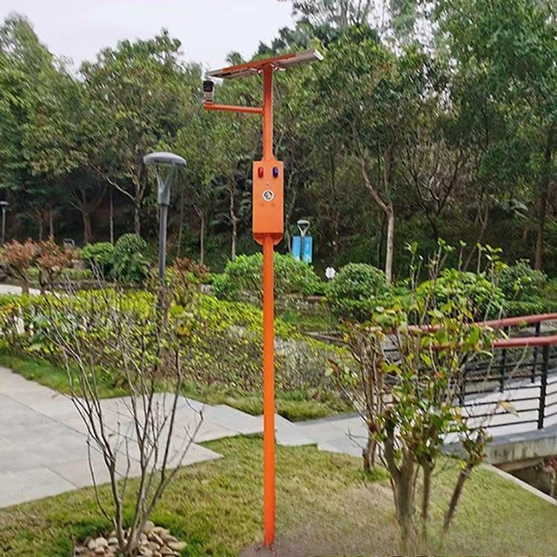 Forest fire prevention meteorological station, multifunctional voice publicity pole, field voice alarm, forestry fire risk