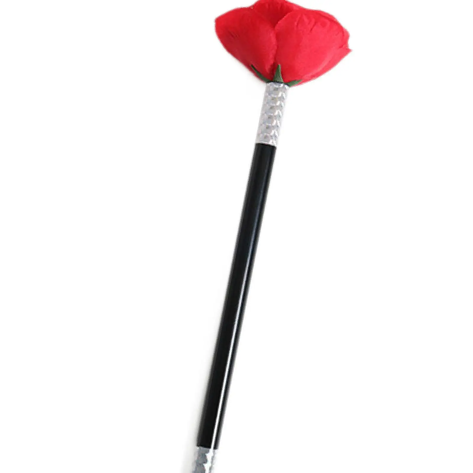 Vara para rosa flor truque de magia prop palco de rua varinha mágica para crianças prática adultos desempenho mágico meninas meninos