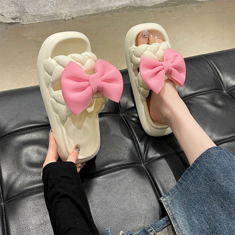 Shit-stepping Slippers For Women For Summer Outdoor Wear 2024 New Style Fashion Casual Soft Bottom Non-slip Cute Girl Shoes