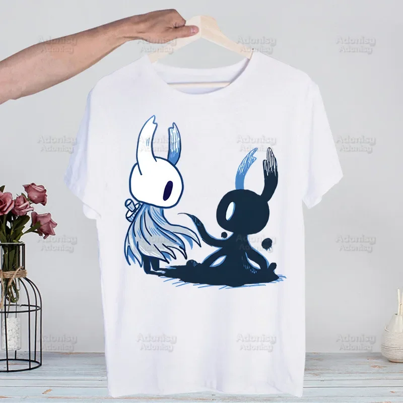 Hollow Knight Game Shirt Novelty  Vintage Crew Hollow Crew Team Neck Men\'s T-Shirt Women Top Tee Gift Streetwear