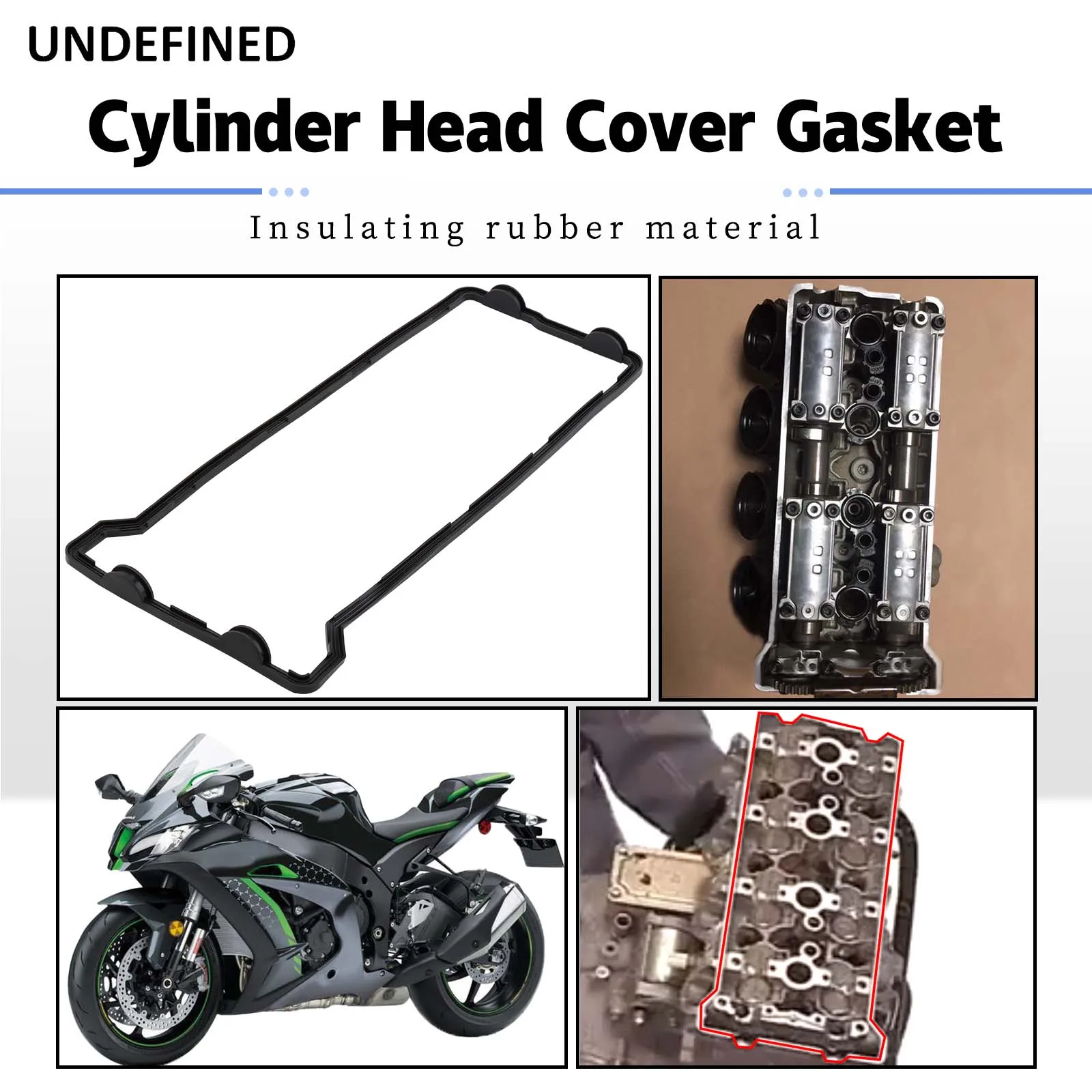 

11061-0223 Motorcycle Cylinder Head Seal Gasket Cover For Kawasaki ZX1000 Ninja ZX-10R ZX10R 2004-2010