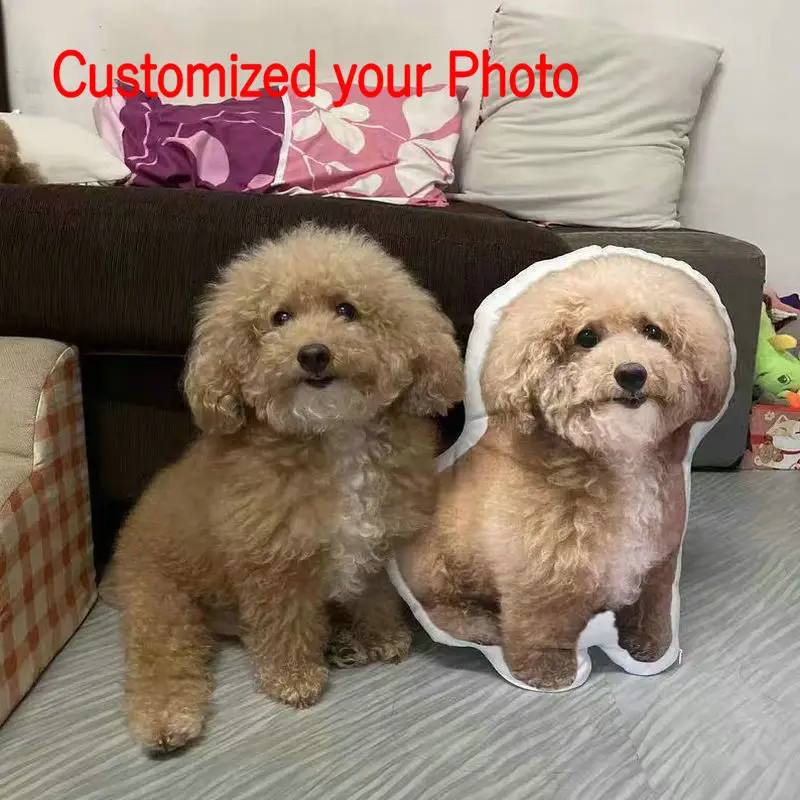 NEW Dog Personalized Photo DIY Humanoid Cushion Toys Dolls Stuffed Boyfriend Pillow Doll Custom Pet Shape Pillow Sofa Cushion